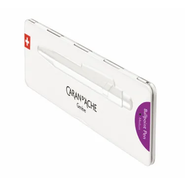 Stylo Bille Violet 849™ Collection Colormat-X Line avec étui - Caran d'Ache