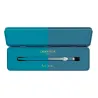 Stylo Bille 849™ Paul Smith avec étui - Caran d'Ache - Bleu cyan/Bleu acier