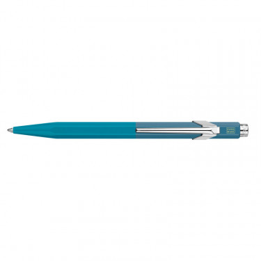 Stylo Bille 849™ Paul Smith avec étui - Caran d'Ache - Bleu cyan/Bleu acier