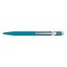 Stylo Bille 849™ Paul Smith avec étui - Caran d'Ache - Bleu cyan/Bleu acier