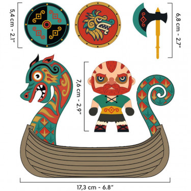 Drak & Drakkar, figurine Arty Toys DJECO 6849