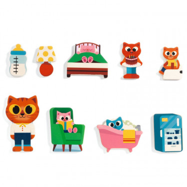 "Puzzlo House" Puzzle en bois 22 pcs DJECO 1834