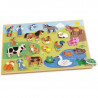 "Puzzlo Campo" Puzzle en bois 22 pcs DJECO 1835