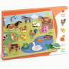 "Puzzlo Campo" Puzzle en bois 22 pcs DJECO 1835