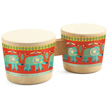 Bongo - Tambours en bois pour enfant DJECO 6022