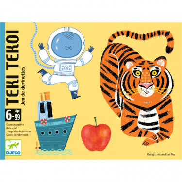 Jeu de devinettes TEKI TEKOI - jeu de cartes DJECO 5073