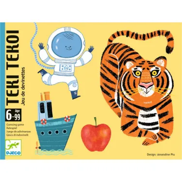 Jeu de devinettes TEKI TEKOI - jeu de cartes DJECO 5073