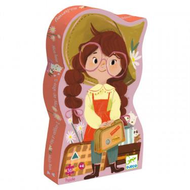 Le voyage de Mia, puzzle 36 pcs silhouette DJECO 7305