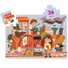 Le voyage de Mia, puzzle 36 pcs silhouette DJECO 7305