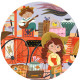 Le voyage de Mia, puzzle 36 pcs silhouette DJECO 7305