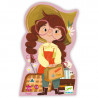 Le voyage de Mia, puzzle 36 pcs silhouette DJECO 7305