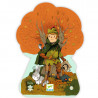 Robin des Bois, puzzle 36 pcs silhouette DJECO 7304