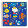 Puzz & Fish Color, puzzle d'encastrement en bois et jeu de pêche aimanté DJECO 1080