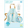 Tablier des chatons - Tablier de cuisine avec poche pour enfant 2-5 ans DJECO 5519