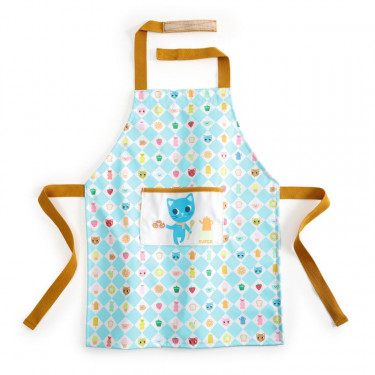 Tablier des chatons - Tablier de cuisine avec poche pour enfant 2-5 ans DJECO 5519