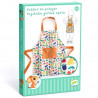Tablier du potager - Tablier de cuisine avec poche pour enfant 2-5 ans DJECO 5520