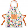 Tablier du potager - Tablier de cuisine avec poche pour enfant 2-5 ans DJECO 5520