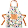 Tablier du potager - Tablier de cuisine avec poche pour enfant 2-5 ans DJECO 5520