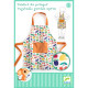 Tablier du potager - Tablier de cuisine avec poche pour enfant 2-5 ans DJECO 5520