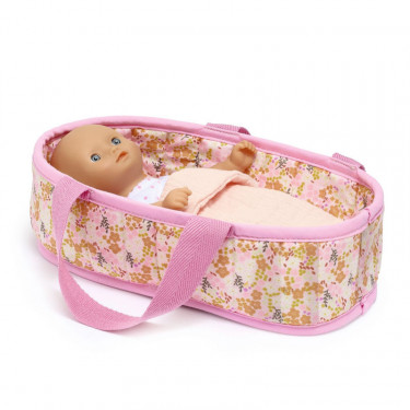 "Mini Barbara" Mini poupée avec couffin POMEA de Djeco 7724