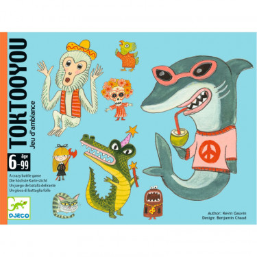 TOKTOOYOU - jeu de cartes DJECO 5072