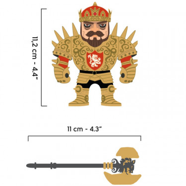Ze Glorious Figurine Arty Toys DJECO 6916 - Chef du Clan des Chevaliers