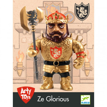 Ze Glorious Figurine Arty Toys DJECO 6916 - Chef du Clan des Chevaliers