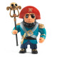 Ze Piratous Figurine Arty Toys DJECO 6851 - Chef du Clan des Pirates