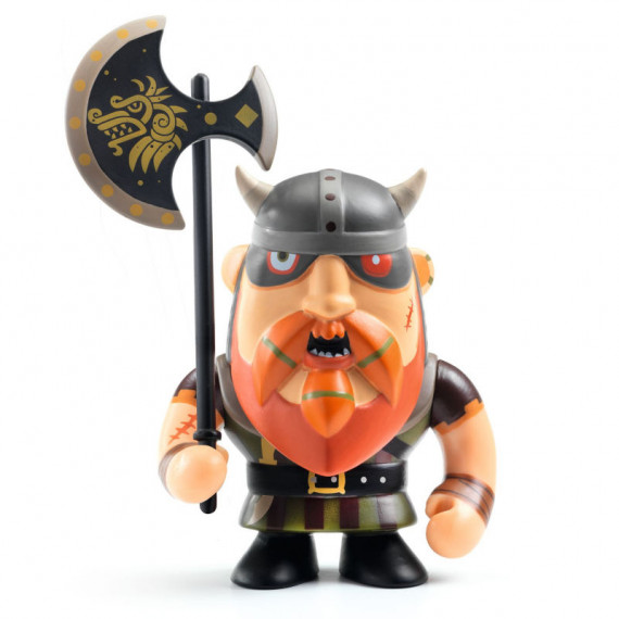 Ze Barbarious Figurine Arty Toys DJECO 6850 - Chef du Clan des Guerriers Vikings