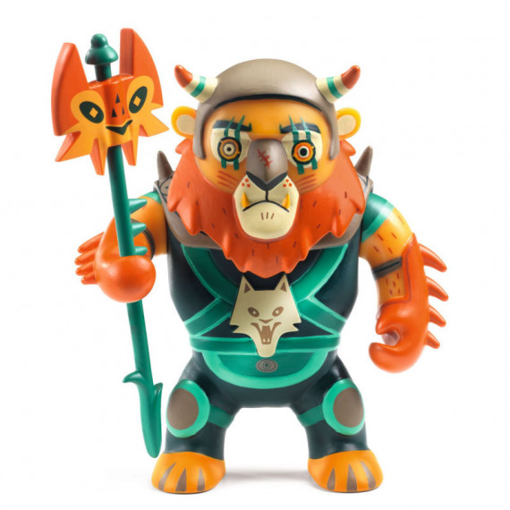 Ze Furious Figurine Arty Toys DJECO 6917 - Chef du Clan des Guerriers Animaux