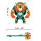 Ze Furious Figurine Arty Toys DJECO 6917 - Chef du Clan des Guerriers Animaux