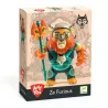 Ze Furious Figurine Arty Toys DJECO 6917 - Chef du Clan des Guerriers Animaux
