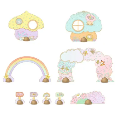Puzzl'Up Lily & Polo, puzzle de sol 24 pièces + 2 figurines tinyly DJECO 6938