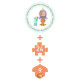 Puzzl'Up Lily & Polo, puzzle de sol 24 pièces + 2 figurines tinyly DJECO 6938