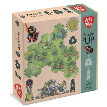 Puzzle'Up ARTY TOYS Voras Furious - 17 pcs + 1 figurine DJECO 6918