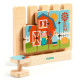 CASAMIX jeu puzzle éducatif en bois - 12 pièces DJECO 1618
