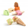 "Glacier Lina & Lino" jouer à préparer des glaces, jouet dinette DJECO 5518