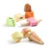 "Glacier Lina & Lino" jouer à préparer des glaces, jouet dinette DJECO 5518