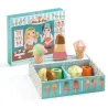 "Glacier Lina & Lino" jouer à préparer des glaces, jouet dinette DJECO 5518