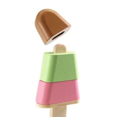 "Glacier Lina & Lino" jouer à préparer des glaces, jouet dinette DJECO 5518