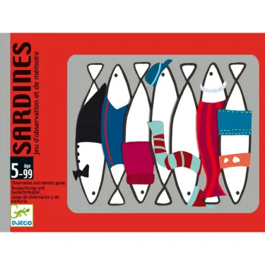 Sardines, jeu de cartes DJECO DJO5161