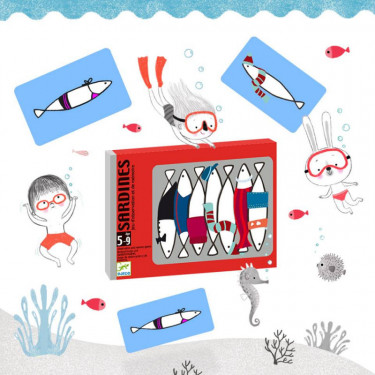 Sardines, jeu de cartes DJECO DJO5161