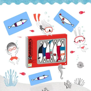 Sardines, jeu de cartes DJECO DJO5161