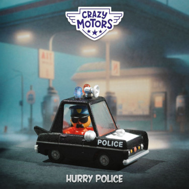 Hurry Police Voiture Crazy Motors DJECO 5473