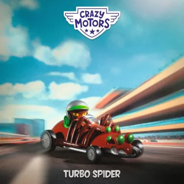Turbo Spider Voiture Crazy Motors DJECO 5489