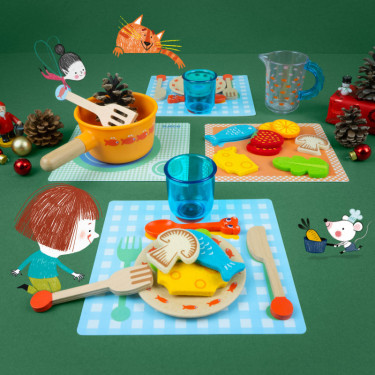 A table les chats ! Dinette DJECO 6547