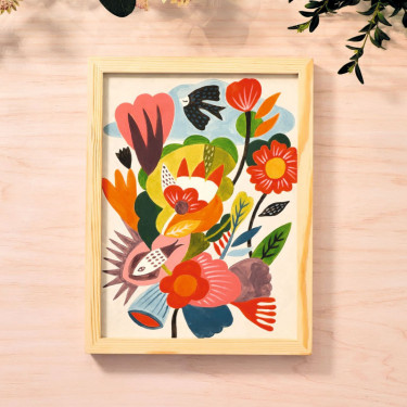 Peinture "Champs" Atelier 23 - Atelier Grands Augustins - DJECO AGA 10023