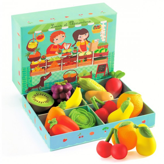 Louis et Clémentine, fruits et légumes DJECO 6621