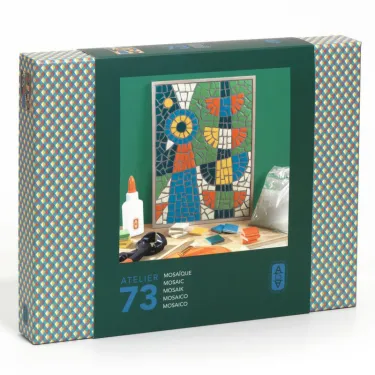 Mosaïque "Paon" Atelier 73 - Atelier Grands Augustins - DJECO AGA 10073