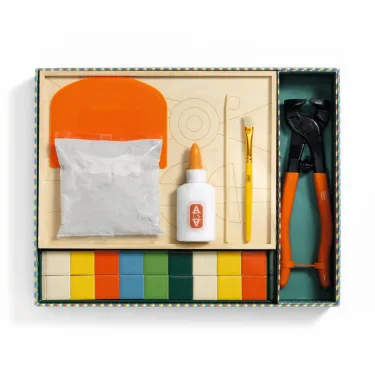 Mosaïque "Paon" Atelier 73 - Atelier Grands Augustins - DJECO AGA 10073